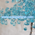 Guirlande de corde de décoration de perle de goutte d&#39;eau bleu lac